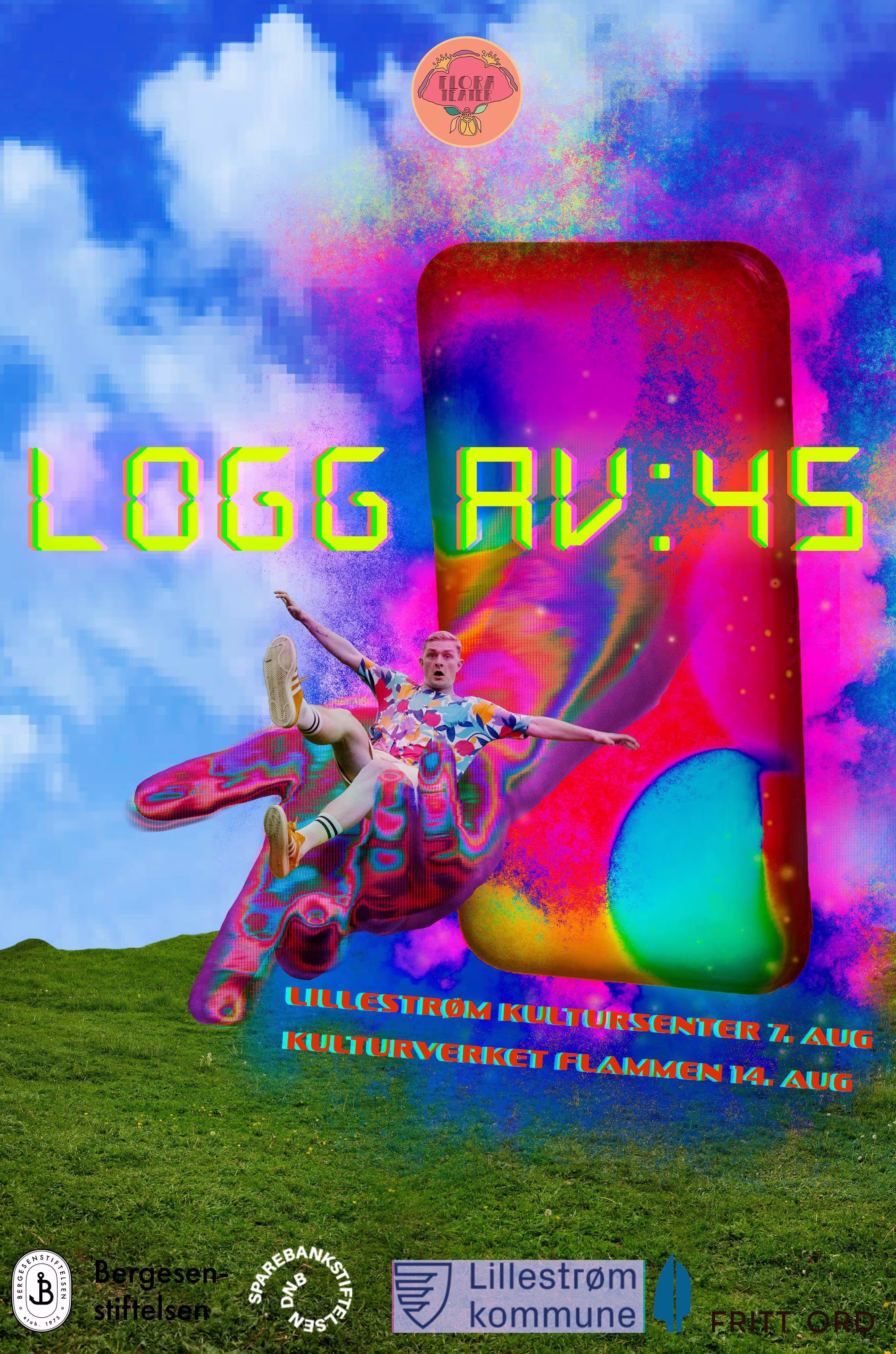 The poster for the childrens theatre play LoggAv:45